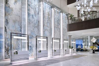 The lobby of the popular Downtown Dubai hotel has been given a completely new look. Emaar Hospitality Group