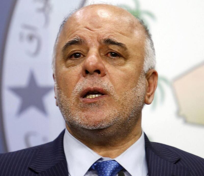 Haider Al Abadi hasn't succeeded in galvanising Sunni support in Iraq. Ahmed Saad / Reuters