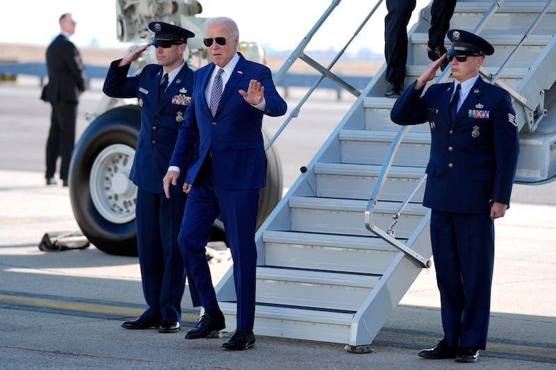 US President Joe Biden said he hopes the ceasefire will be in place by March 4, about a week before the start of Ramadan. AP