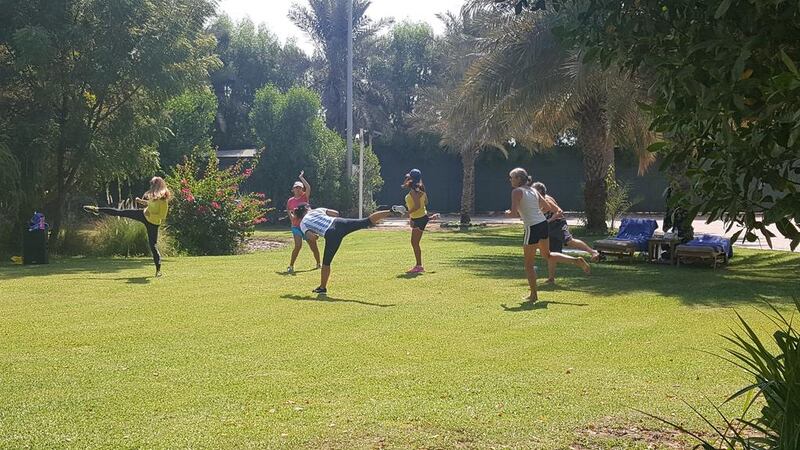 Take part in a free open day at Hiltonia Beach Club and enjoy a range of fitness classes. Courtesy Hilton Abu Dhabi