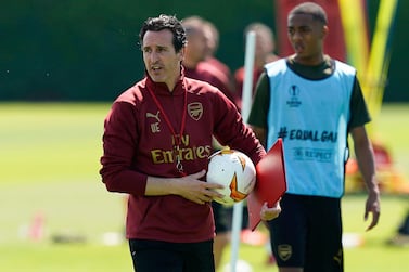Unai Emery is looking to guide Arsenal to their first European competition success since 1994. EPA