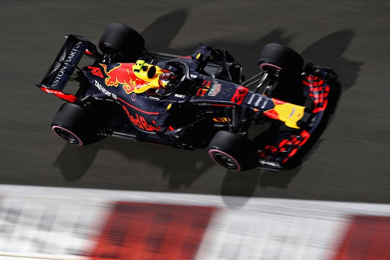 Max Verstappen of the Netherlands on track during qualifying. Getty Images