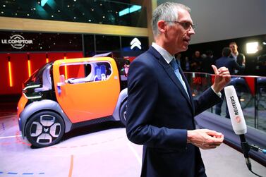 PSA Group chief Carlos Tavares. The car maker has bucked a beneral downward trend in the industry. Reuters
