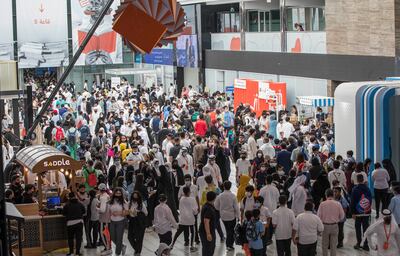 Students from all over the UAE attended last year's Sharjah Book Fair.  Ruel Pableo for The National 