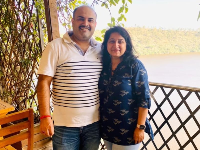 Dubai resident Gagan Seth and his wife Vaishali went to India to take care of his parents who contracted Covid-19. They took a break during a 14-day quarantine in Addis Ababa before returning to Dubai.