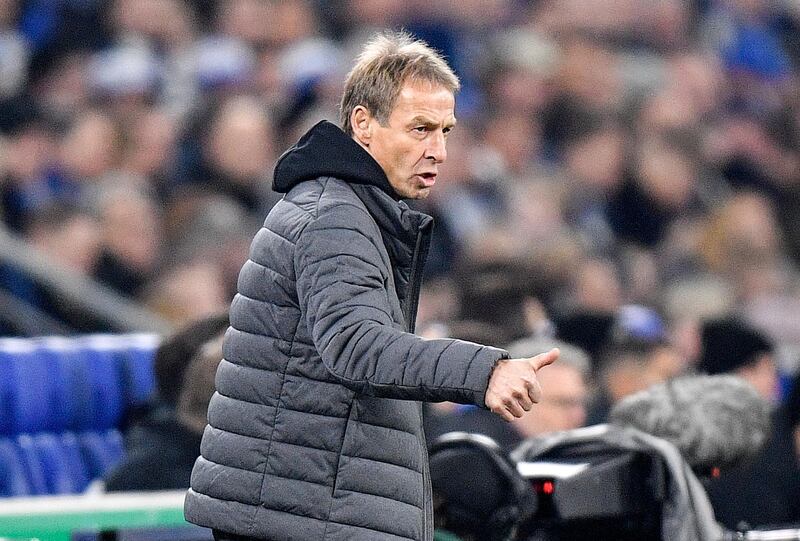 Jurgen Klinsmann stepped down as Hertha manager after just 10 weeks in charge. AP