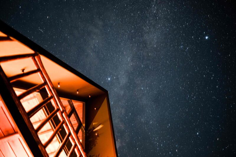 This long exposure picture shows the Milky Way, as seen above a building in Kalaw, Shan state early on July 1, 2020. AFP