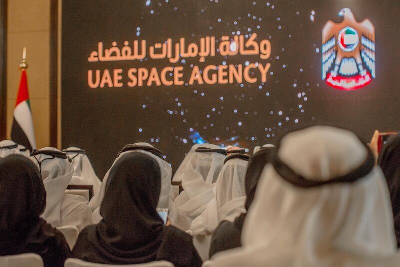 16 July 2017: UAE Space Agency Celebrations during the 3rd anniversary of the UAE Space Agency which held at Dusit Thani, UAE Abu Dhabi, Vidhyaa Chandramohan for The National