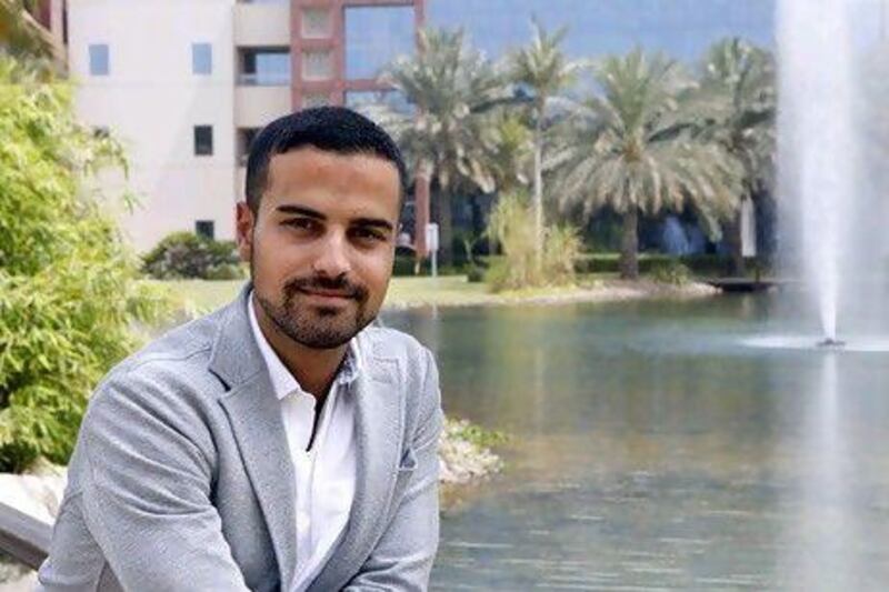 Amir-Esmaeil Bozorgzadeh, Canadian-Iranian, is the managing partner of Conovi, an online start-up incubator in Dubai. Jeffrey E Biteng / The National