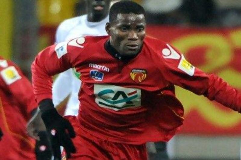Moussa Narry, the Ghanaian midfielder, will make an exit from Le Mans to play in the Pro League. Jean-Francois Monier / AFP