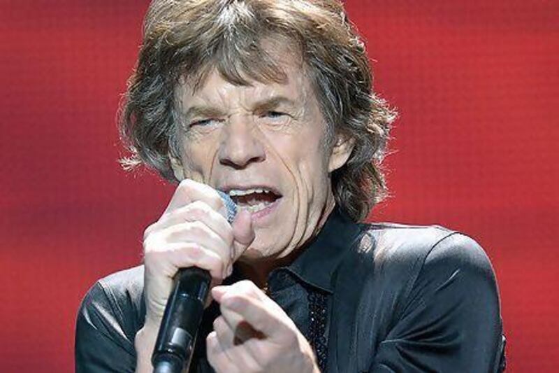 Mick Jagger, the lead singer of The Roling Stones. Joe Klamar / AFP