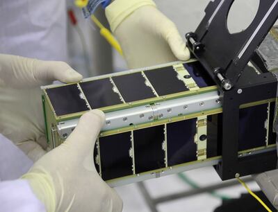 Iraq's TigriSat reached space in June 2014. The satellite is used to detect dust storms using camera technology. Photo: Nanosats