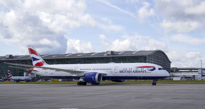 Both incidents occurred on British Airways Boeing Dreamliner planes. PA