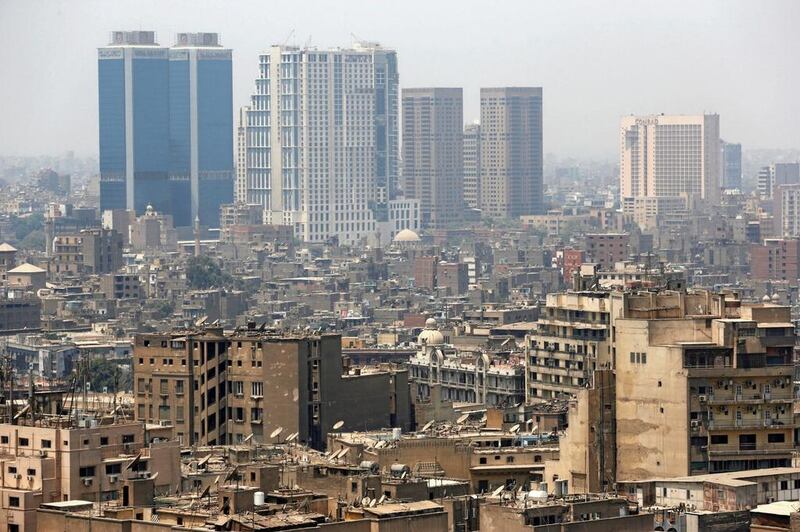 The Cairo skyline. Funding to start-ups in Egypt has seen a 100 per cent compound annual growth rate in the past five years. Reuters