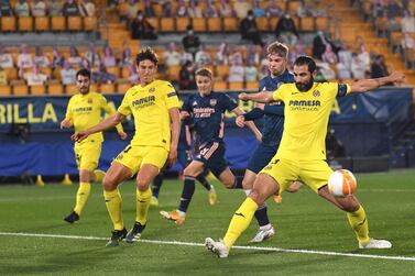 World Cup-winning defender Raul Albiol, right, brings plenty of major final experience to Villarreal. AFP