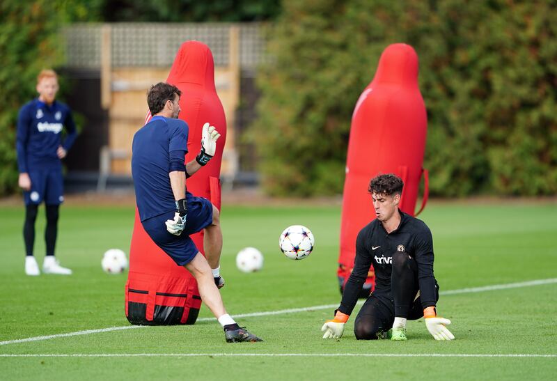 Chelsea goalkeeper Kepa Arrizabalaga. PA