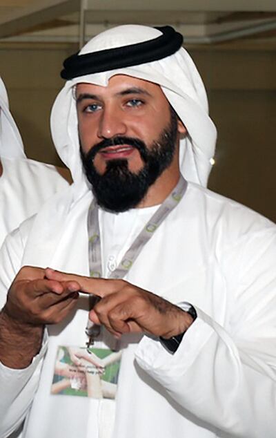 Mohammed Hafiz, who has a hearing impairment, works as a tour guide with Sharjah Museums Authority. Courtesy Sharjah Museums Authority        