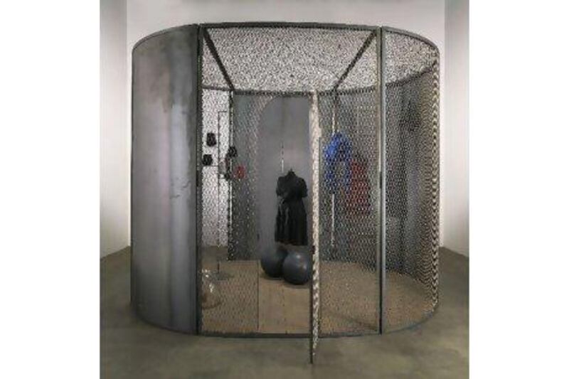 Cell (Black Days), 2006, by Louise Bourgeois, can be seen at Abu Dhabi Art. Christopher Burke © Louise Bourgeois Trust / courtesy Hauser & Wirth