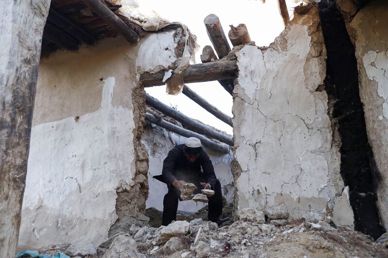 Damage caused by an earthquake in Afghanistan in June 2022. The country was hit by a 5.8 magnitude quake on Thursday. Reuters