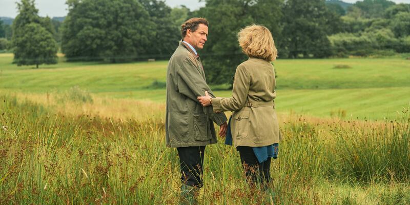 Dominic West as Prince Charles and Olivia Williams as Camilla.