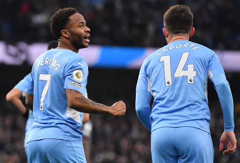 Raheem Sterling has been in great form for City. AFP