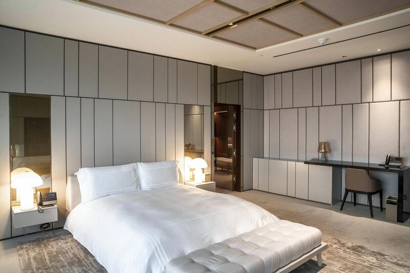 DUBAI, UNITED ARAB EMIRATES. 30 AUGUST 2020. The soon to opened Sofitel at Wafi a first look at the property as it gears up fr it’s soft opening. (Photo: Antonie Robertson/The National) Journalist: Farah Andrews. Section: National.