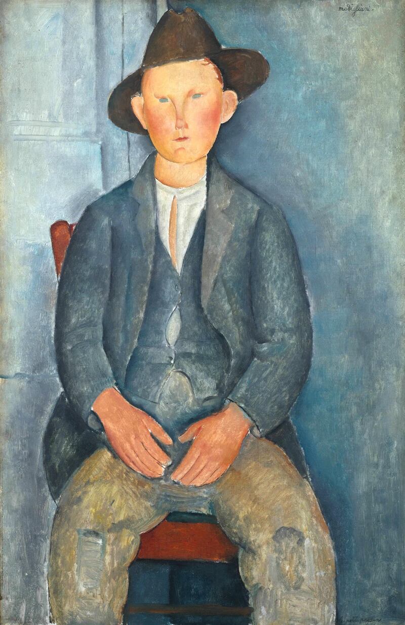 The Little Peasant (1918) by Amedeo Modigliani. Courtesy Tate