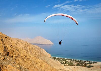 Paragliding arrivals into Six Senses are temporarily on pause, with guests arriving via a three-hour 4x4 ride instead. Photo: Six Senses