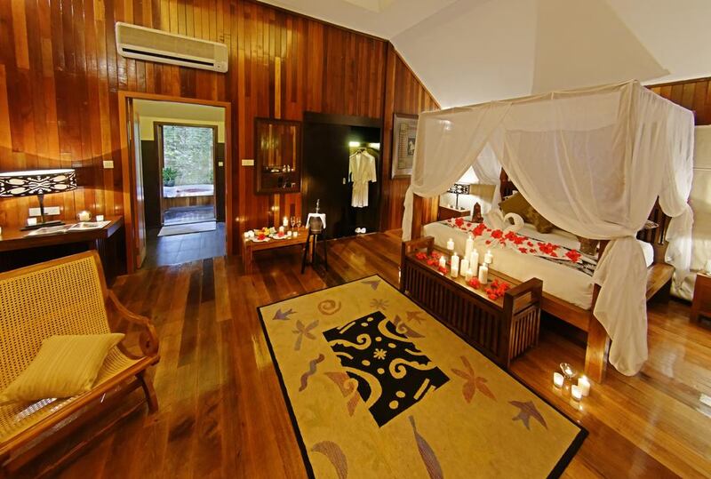 A treehouse villa at Bunga Raya Island Resort & Spa. Courtesy Bunga Raya Island Resort & Spa
