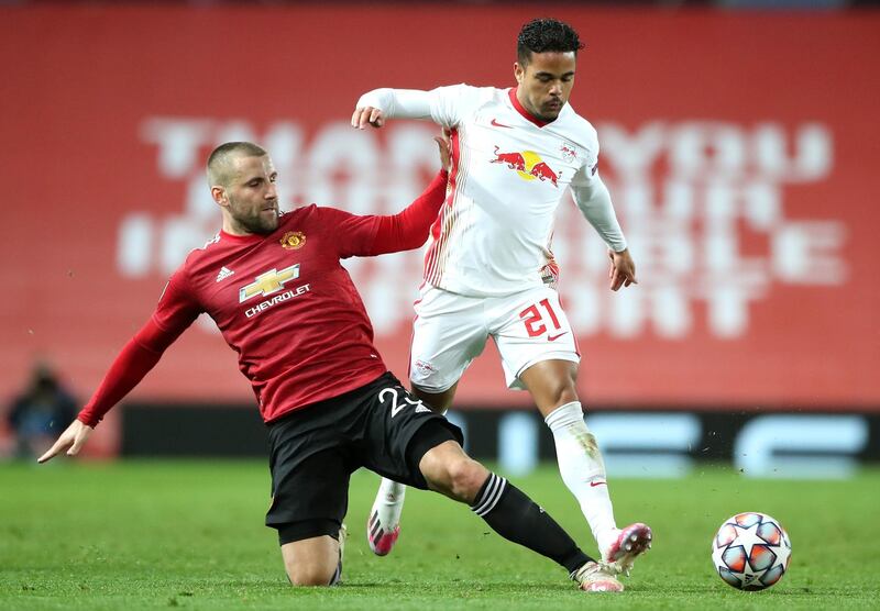 Luke Shaw, 8: Did well against the pacey Nkunku. Got better and better as game went on with challenges and tidy distribution. In form and confident. PA