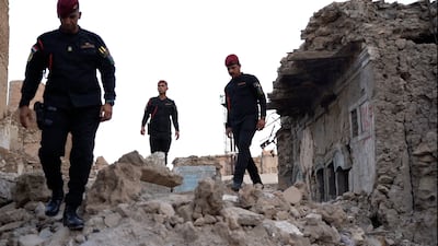 Fighting to drive ISIS out of the Old City in the western half of Mosul, Iraq, left the area in ruins. The National