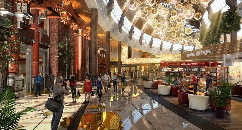 Cityland’s mall is to spread over 1.6 million square feet next to Dubai’s Global Village. Courtesy Cityland Group