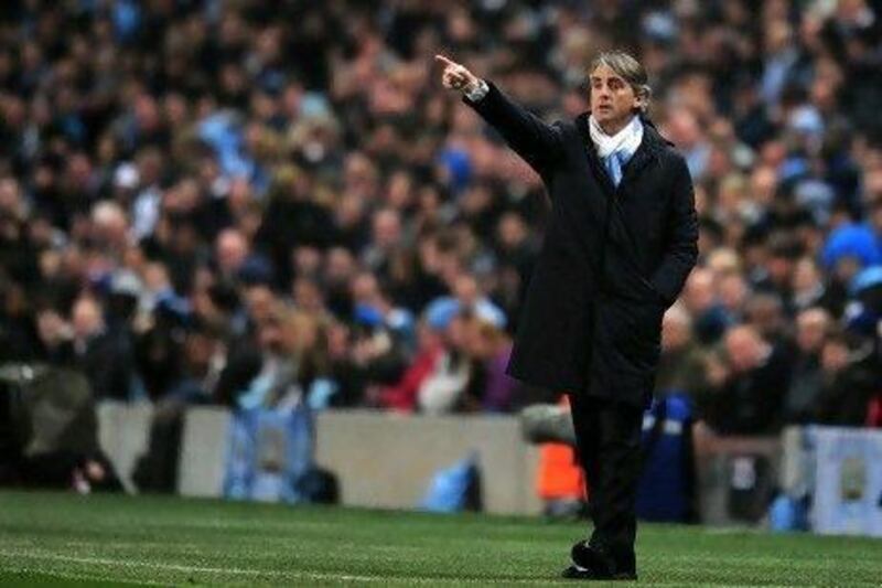 Though they say they are happy with him, Manchester City have yet to discuss a contract extension with Roberto Mancini.