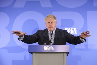 Boris Johnson said public divison would remain until Brexit was resolved. Bloomberg