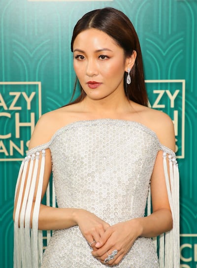 Actress Constance Wu attends the premiere of Warner Bros Pictures' "Crazy Rich Asians" in Hollywood, California, on August 7, 2018.  / AFP PHOTO / JEAN-BAPTISTE LACROIX