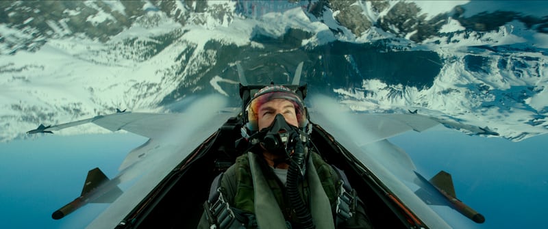 Tom Cruise as Captain Pete 'Maverick' Mitchell in Top Gun: Maverick. Photo: Paramount Pictures