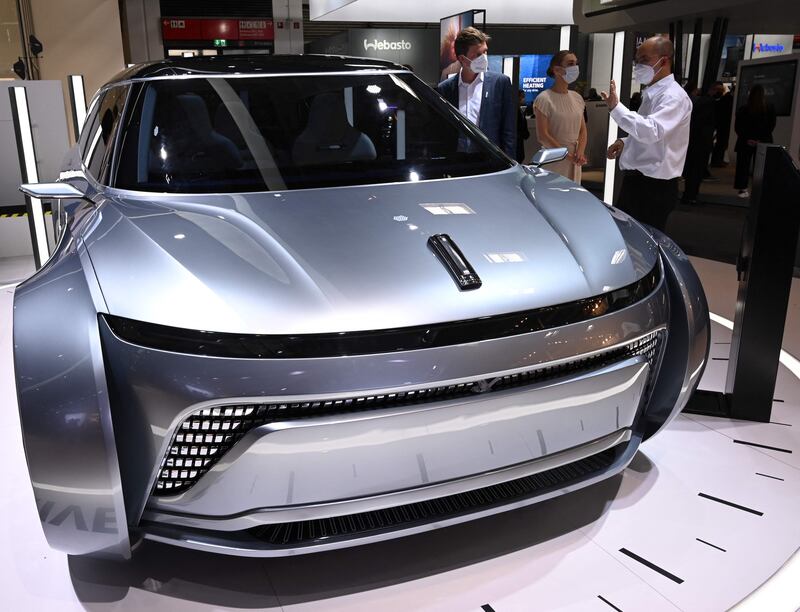 A WEY iNest concept car by Chinese carmaker Great Wall Motors. AFP