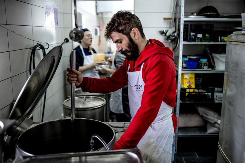 STRICTLY NO USE BEFORE 05:00 GMT (09:00 UAE) 18 JUNE 2020


Majid, an Iranian asylum seeker, cooks in a temporary reception centre in Hadz?ic´i. Majid fled Iran with his son after he attended a demonstration and was arrested. They have encountered a hospitable reception in Bosnia. ; Bosnia and Herzegovina lies on the Balkans route that refugees and migrants use to reach EU member states. But with the EU’s borders in Croatia and Hungary now largely impassable, thousands of asylum-seekers – mostly from Pakistan, Iran, Iraq, Afghanistan and Syria – have decided to make new lives for themselves in the former Yugoslavian state. Successfully claiming asylum in Bosnia is not straightforward, however. Protection applicants are given “yellow card” status, indicating they are in the asylum process, but only 1,600 have actually been registered so far, despite 24,000 people arriving in 2018 (a huge increase from 755 in 2017). UNHCR wants Bosnia to strengthen its capacity to register asylum-seekers and ease the process for some 2,000 people stuck in limbo in Bira temporary reception centre. While many see the country as transitory, increasing numbers wish to remain here and UNHCR says the Bosnian authorities require additional donor support to facilitate this.