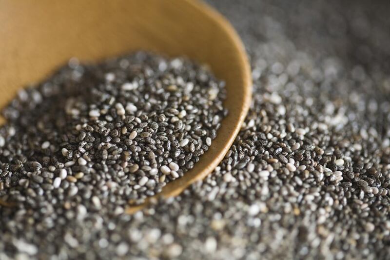 The high-fibre content of chia seeds ensures that you stay fuller for longer, which aids weight loss. Getty Images 