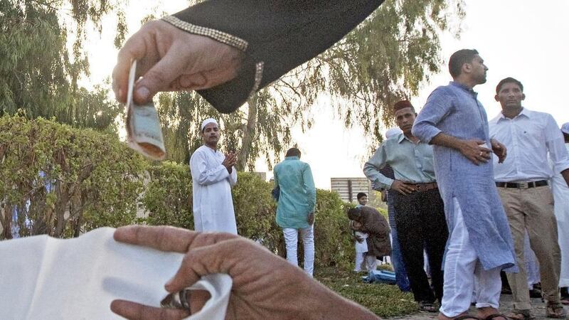 Dubai Police arrested hundreds of beggars and more than 1,200 illegal street vendors in six months. Jeff Topping / The National