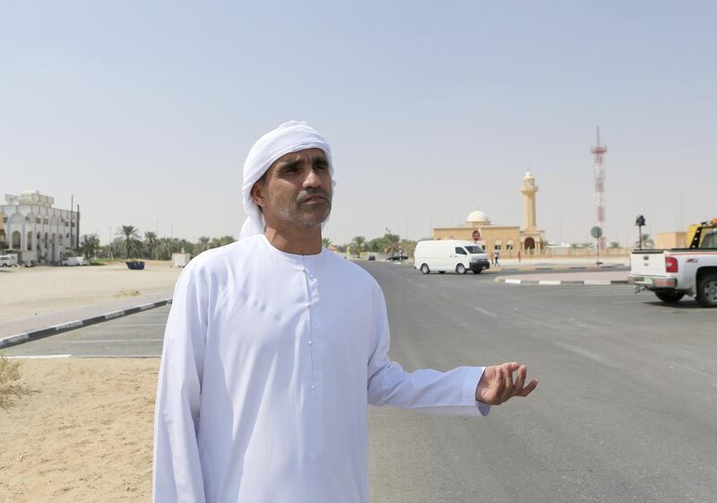 Ali Al Hammadi, who has lived in Al Gharbia all his life, says a lack of facilities in the region, particularly services and housing, is causing families and young people to migrate to the cities. Ravindranath K / The National