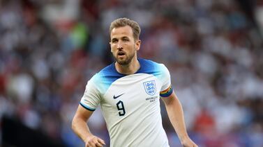 Harry Kane is struggling with a back injury ahead of England's Euro 2024 campaign, which kicks off next month. Getty Images