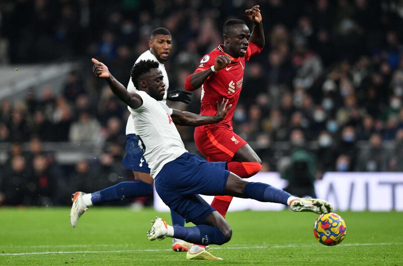 Davinson Sanchez - 7

The Colombian made a tremendous last-ditch challenge on Mane but lost the striker before Liverpool’s equaliser. He made plenty of blocks and clearances. AFP