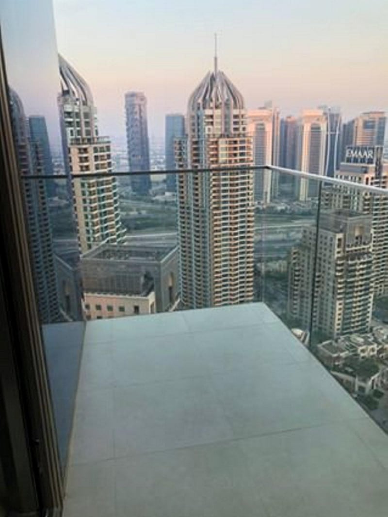 BEFORE: a makeover by Georgina Griffin's company Bespoke Balconies DXB. Courtesy Georgina Griffin