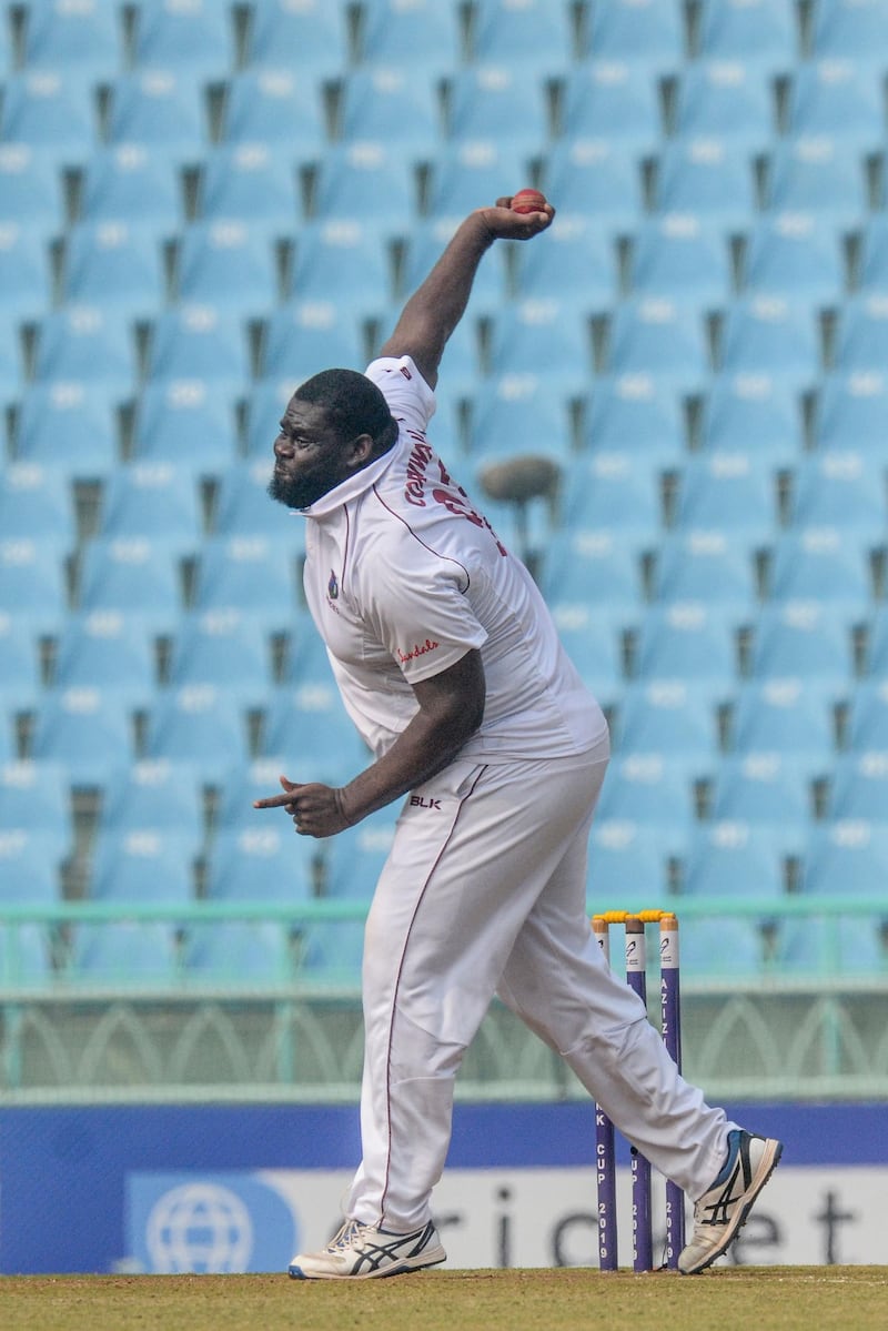 West Indies' Rahkeem Cornwall has been the top-performing spinner in the Caribbean for the last few seasons. AFP