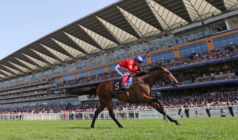 Inspiral ridden by Frankie Dettori wins The Coronation Stakes on day four of Royal Ascot 2022 at Ascot Racecours. Getty Images