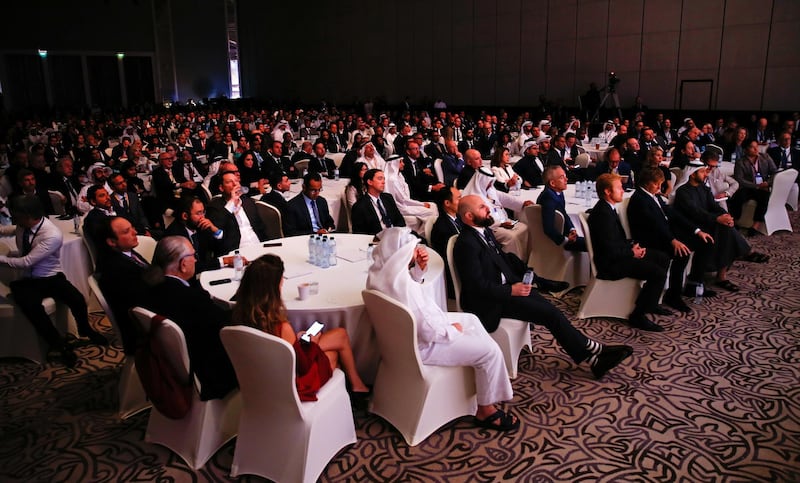 Attendees at the 2020 Milken Institute Middle East and Africa Summit.  EPA