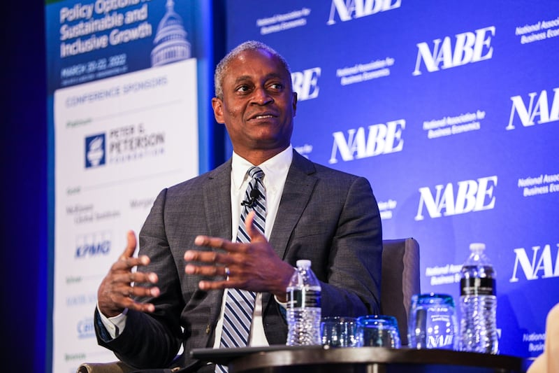 Raphael Bostic, president of the Federal Reserve Bank of Atlanta and a voting member of the FOMC in 2024. Bloomberg.