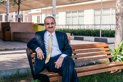 Dubai, UAE. February 10th 2016. Professor Ammar Kaka, Vice Principal of Heriot-Watt University in Dubai, sits for a portrait at the Academic City campus. Alex Atack for The National. *** Local Caption ***  AA_100216_AmmarKaka-8.jpg