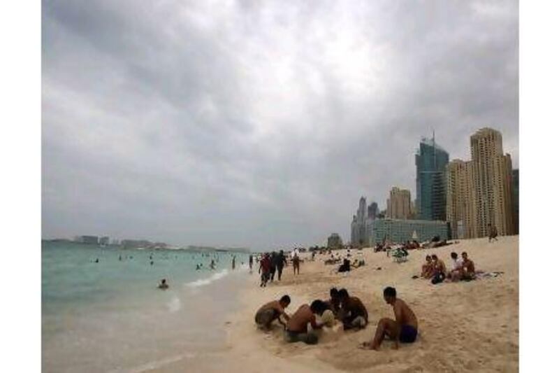 A reader says construction has obscured views of the sea near Jumeirah Beach Residence. Pawan Singh / The National